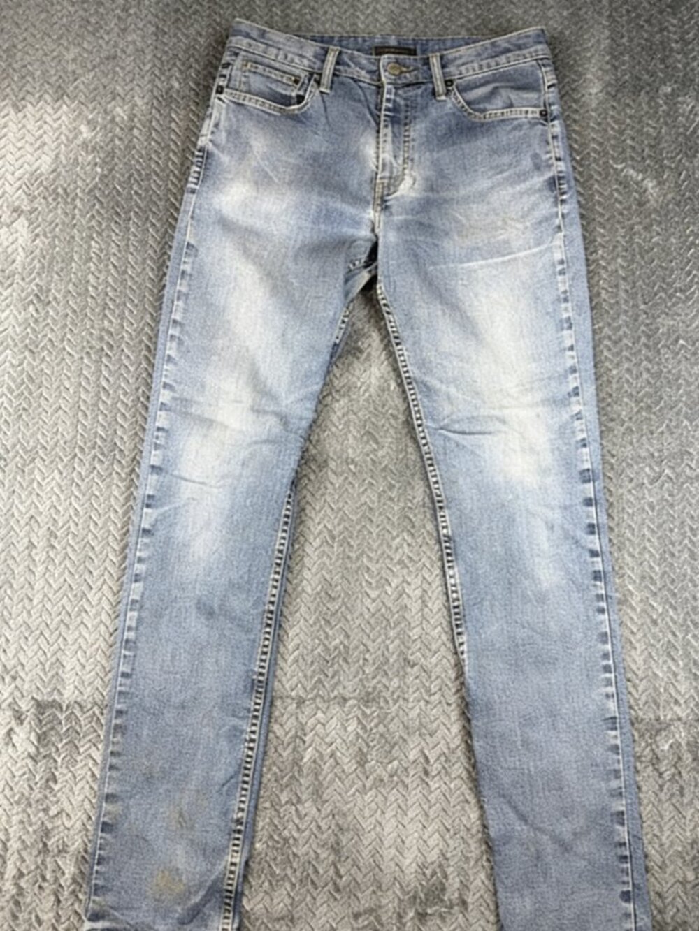 Levis 511 Jeans Mens 34x34 Blue Slim Straight Stretch Medium Wash Denim - Picture 2 of 4
